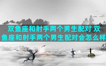 双鱼座和射手两个男生配对 双鱼座和射手两个男生配对会怎么样